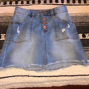 Girls Jean Skirt